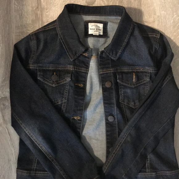 Dark blue jean jacket - Picture 2 of 5